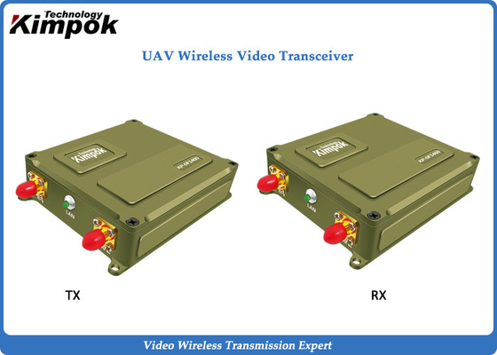 1440Mhz lien visuel d'UAV COFDM, expéditeur visuel jusqu'à 40km d'Ethernet de 1 watt
