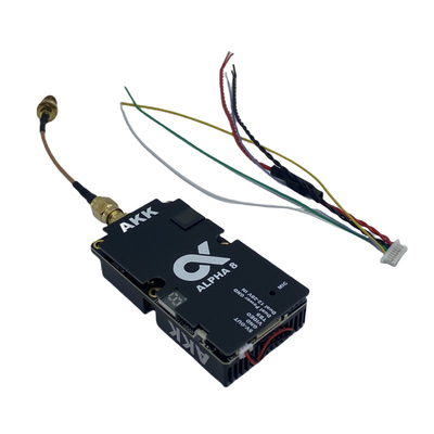 AKK 8W VTX Alpha8 émetteur vidéo sans fil 80CH 5.8G 8W 5W 3W 1W