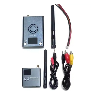 5Émetteur vidéo et récepteur de drones de 5W à.8Ghz 5.8G VTX VRX Ultra RC FPV Transmission vidéo