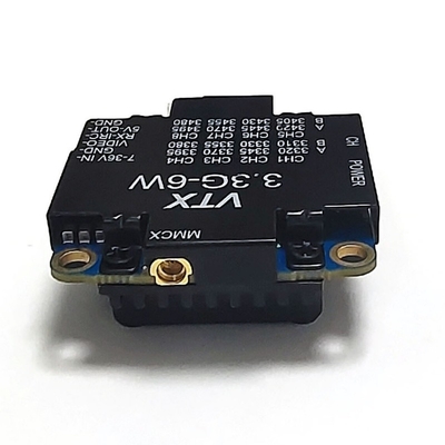 Émetteur audio vidéo sans fil 3,3 GHz 6W Transmission vidéo 3,3G UAV FPV VTX pour drone RC