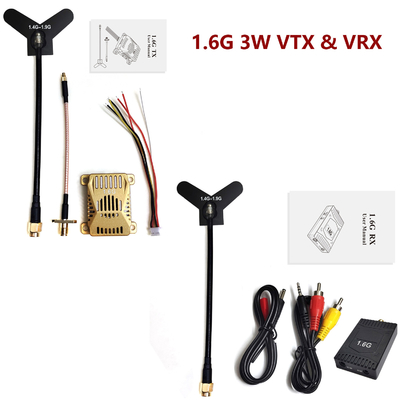 Émetteur vidéo analogique de puissance d'émission 3W pour fréquence 1450MHz-1825MHz 1.6G VTX 16CH