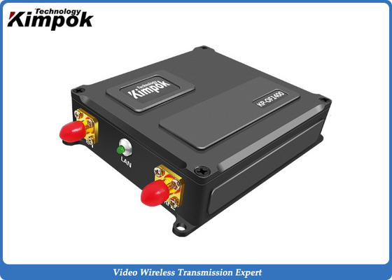 Émetteur visuel léger de COFDM, lien visuel d'UAV avec le RJ45 et port de données