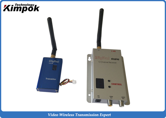 canaux visuels analogues d'émetteur et de récepteur 1000mW 12 de 2.4GHz FPV