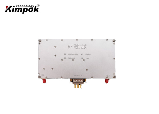 amplificateur de puissance linéaire de 300MHz 20W rf avec 59dB 28V anti-parasitage