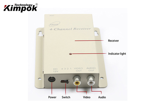 Émetteur et récepteur AV analogique sans fil léger LOS 10 km