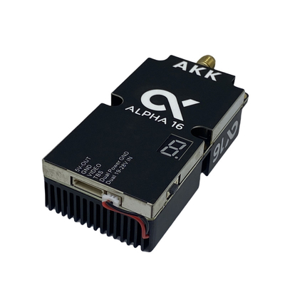Transmetteur vidéo sans fil AKK Alpha16 5.8G 16W FPV VTX 96CH pour la transmission d'images par drone RC