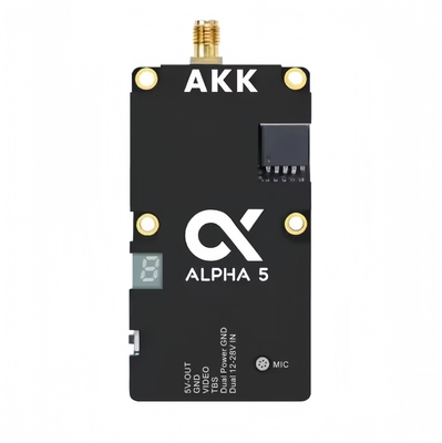 AKK Alpha5 VTX 5.8G 80CH 1w / 2w / 3w / 4w Transmission de puissance commutable audio intelligent ultra longue portée