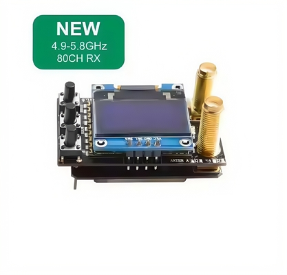 AKK Diversity RX 4.9G à 5.8G FPV VRX Récepteur vidéo sans fil 80CH pour drones de course RC FPV