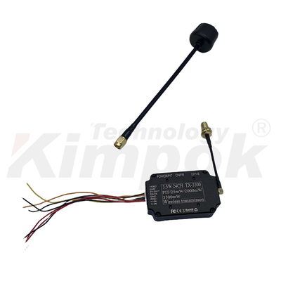 Émetteur vidéo FPV UAV 3.3G 3.5W VTX 3.3 GHz avec IRC 24CH 25mW/2000mW/3500mW Module VTX FPV