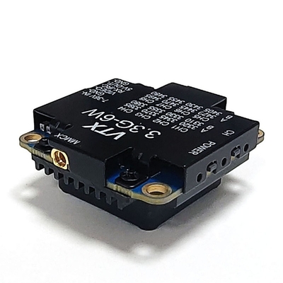 Émetteur audio vidéo sans fil 3,3 GHz 6W Transmission vidéo 3,3G UAV FPV VTX pour drone RC