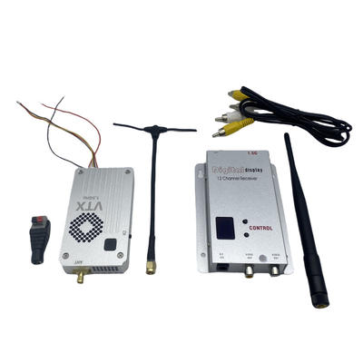 Émetteur et récepteur vidéo sans fil FPV 1.5G 5W, longue portée 20 km VTX VRX RC Racing