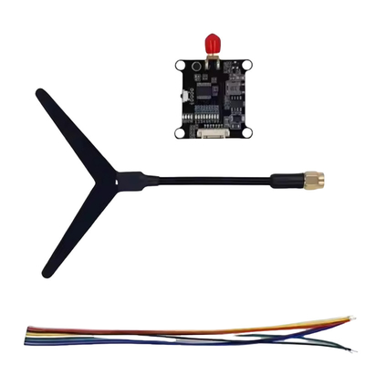 Émetteur de liaison vidéo sans fil pour drone FPV 1,2 GHz 1,2G 1,6W Puissance RF VTX 8 canaux