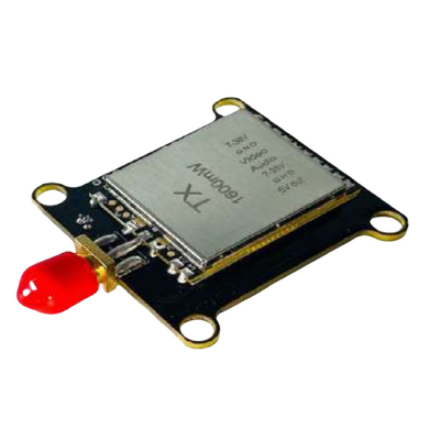 Émetteur de liaison vidéo sans fil pour drone FPV 1,2 GHz 1,2G 1,6W Puissance RF VTX 8 canaux