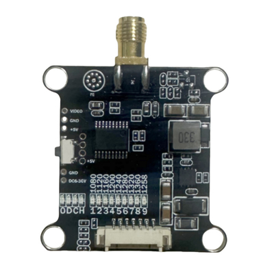 Émetteur de liaison vidéo sans fil pour drone FPV 1,2 GHz 1,2G 1,6W Puissance RF VTX 8 canaux