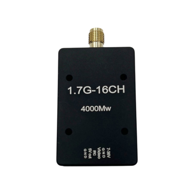 Émetteur vidéo analogique FPV 1,7 GHz 4W avec VTX sans fil longue portée pour vidéo UAV TX