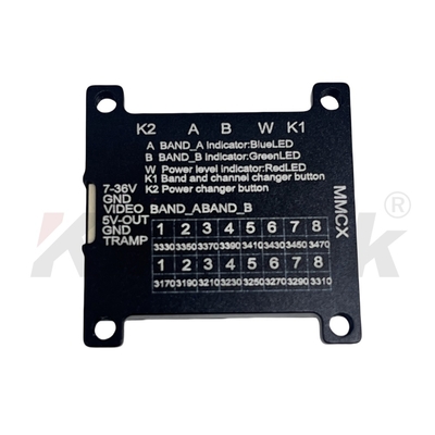 Émetteur vidéo sans fil FPV 3.3 GHz 4W 16CH pour drone de course FPV Accessoires Support IRC