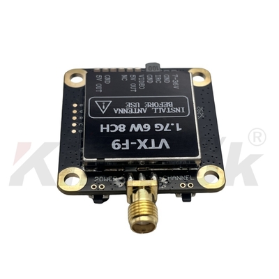 1.7G VTX 1.9G VTX 6W Transmetteur vidéo sans fil 20km Transmission d'image longue distance