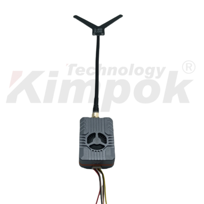 Émetteur vidéo sans fil VTX UAV 1,7 GHz, prise en charge du lien vidéo IRC Tramp, puissance RF 4W VTX
