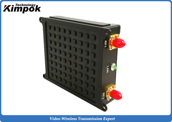 Émetteur visuel léger de COFDM, lien visuel d'UAV avec le RJ45 et port de données