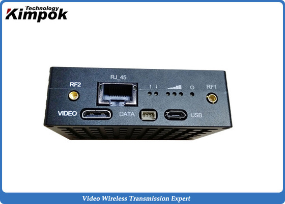 Expéditeur visuel de RS233 RS485 au-dessus de l'Ethernet 1W TDD sans fil COFDM