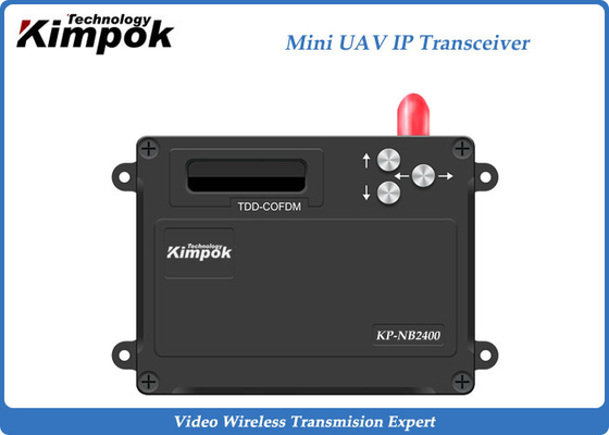 Kimpok 2,4 interface sans fil de l'émetteur visuel 100-1000mW RS422 de gigahertz