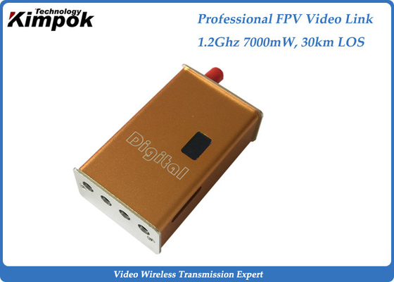 Émetteur du long terme FPV de visibilité directe, 6000mW émetteur analogue sans fil 1.2Ghz